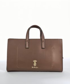 حقيبة توت Mirella – Chestnut (جلد إيطالي طبيعي 100%)