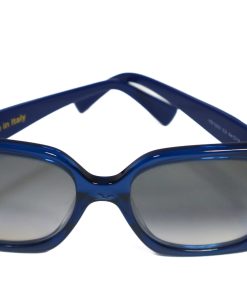 Alternative view of Novella Metro Blue Sunglasses – Oversized Rectangular Italian Acetate