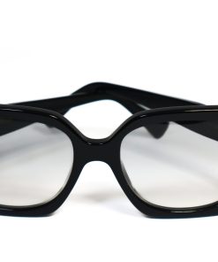 Alternative view of Novella Black Sunglasses – Oversized Geometric Italian Acetate
