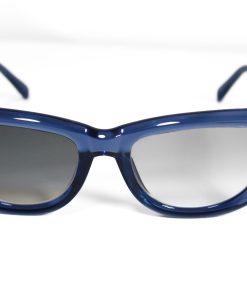 Alternative view of Zahara Oceana Sunglasses – Deep Ocean Blue Cat-Eye Acetate
